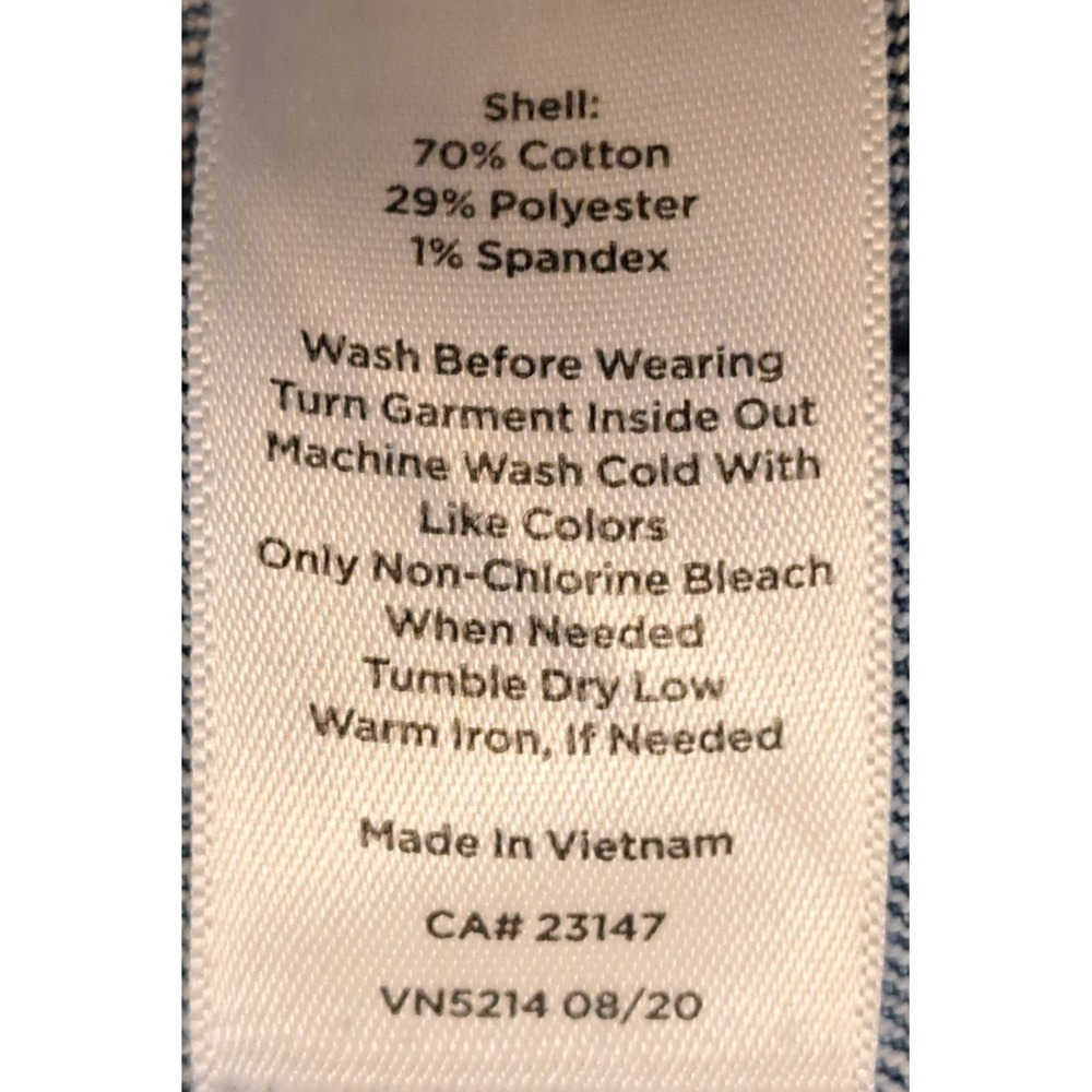 Talbots Womens Stretch Denim Button Down Skirt Size 2 Classic Capsule Preppy - Picture 7 of 9